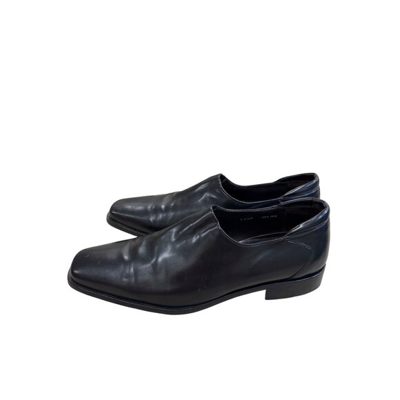 Donald J Pliner Mens Black Leather Slip-On Loafers Size 10.5M SKU 7476 main image 6